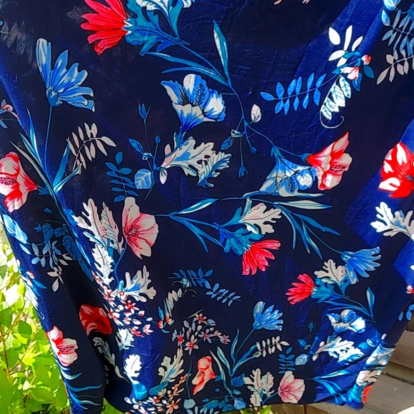 Navy Floral Maxi dress - Picture 15 of 15